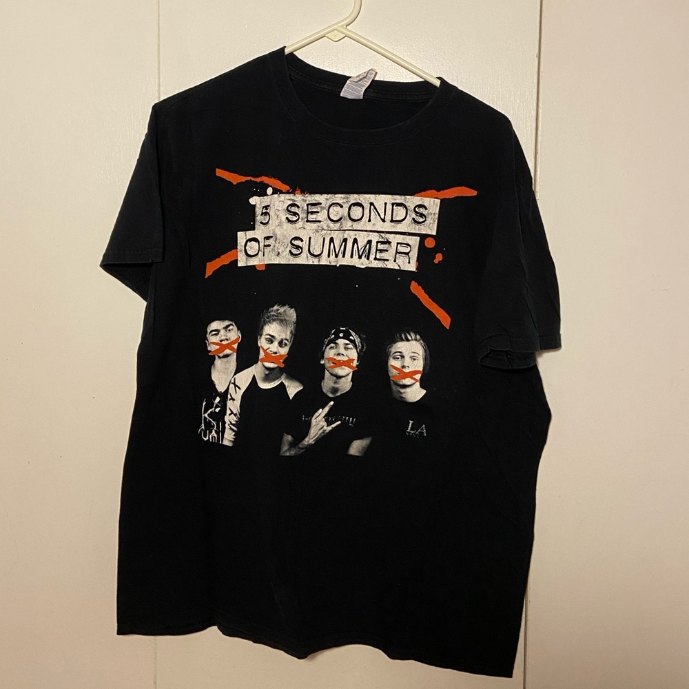 5 Seconds of Summer Concert T-Shirt Large